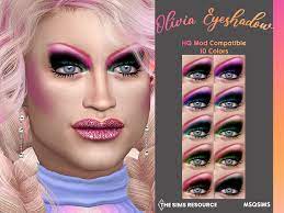 olivia eyeshadow the sims 4 catalog
