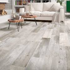 barnwood silver porcelain plank floor