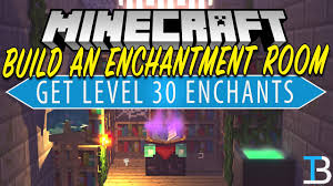 an enchantment room in minecraft 1 14