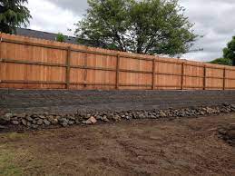 Fencing On Top On Retaining Wall
