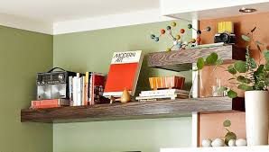 Floating Wrap Around Wall Shelves