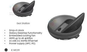samsung galaxy s8 dex station and a