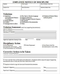 Many companies follow a format of verbal warning(s), written warning, final warning and termination. Free 9 Sample Written Warning Forms In Pdf Ms Word