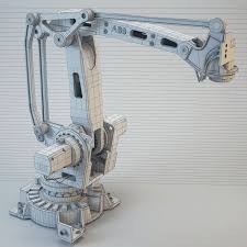 abb irb 460 industrial robot 3d model