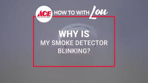 smoke detector blinking ace hardware