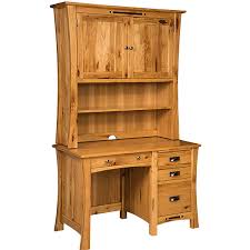 The door on the large compartment. Arts And Crafts Single Pedestal Desk Shipshewana Furniture Co