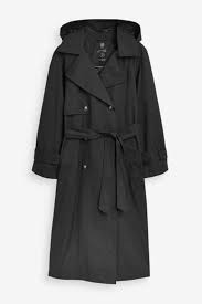 Buy Hooded Belted Trench Coat From Next