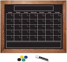 Magnetic Wall Chalkboard Monthly