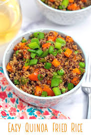 easy quinoa fried rice recipe we are