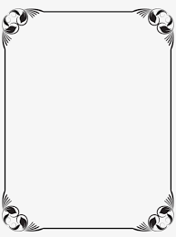 black and white frame borders design