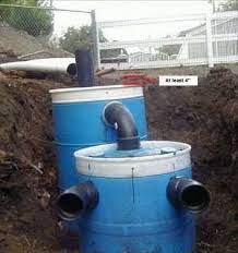 barrel septic tank system in