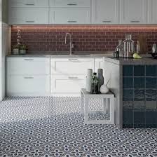 Blue And White Floor Tiles Decorative