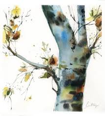 Tree Watercolor Paintings Saatchi Art