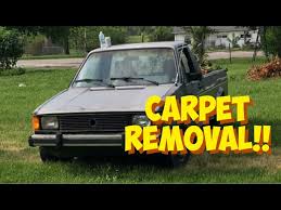 rabbit truck carpet removal you