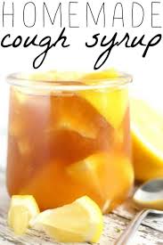 for cough lemon honey ginger syrup