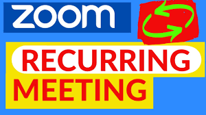 schedule a recurring meeting in zoom