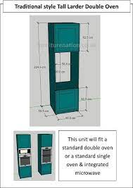 Double Oven Housing Kitchen Unit 600mm Wide
