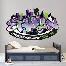 Custom Removable Graffiti Skateboarding