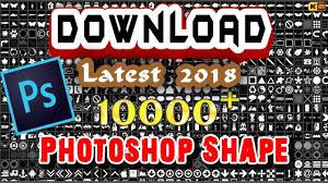 Download Unlimited Photoshop Custom Shape Pack Youtube