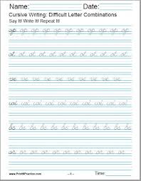 50 cursive writing worksheets