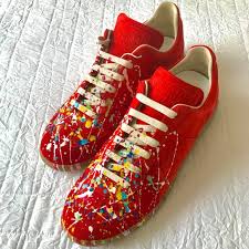 Bulk buy maison margiela shoes online from chinese suppliers on dhgate.com. Maison Martin Margiela Shoes Maison Margiela Red Paint Splatter Sneakers Poshmark