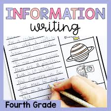 fourth grade informational writing