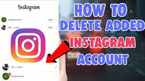 delete an added insram account