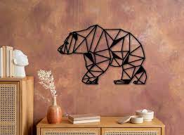 Bear Steel Wall Art Bidbud