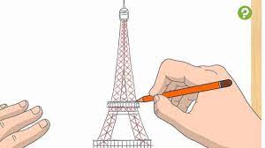 Comment dessiner la tour Eiffel ? - YouTube