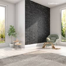 Brick Wall Panel Wooden Wall Tiles For
