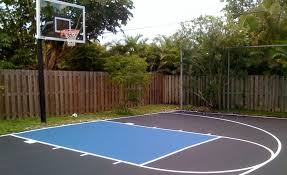 outdoor basketball court surfaces