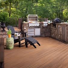 trex transcend brown composite deck