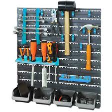 Tool Rack Set 18pc Wall Mounted With