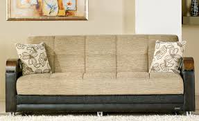 luna fulya brown convertible sofa bed