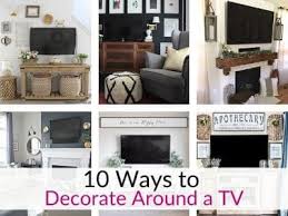 how to decorate around a tv the savvy