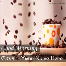 good morning wishes coffee image