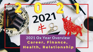 Find out what the year ahead is like for all the different animals. 2021 Ox Year Overview Career Finance Health Relationship And Lucky Colors Picture Healer Feng Shui Craft Art Chinese Medicine