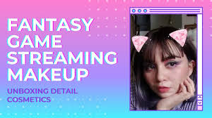 kawaii makeup style for game streaming