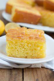 Lemon Cake With Lemon Jello gambar png