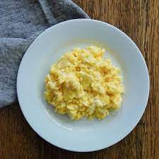 Soft And Creamy Scrambled Eggs gambar png