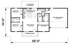 ranch house plans traditional floor plans