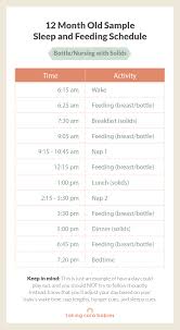 12 month old sleep schedule taking