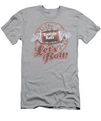Tootsie Roll Lets Roll Mens T Shirt Athletic Fit