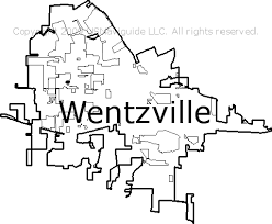 The postal codes of the towns and towns of missouri are listed below. Wentzville Missouri Zip Code Boundary Map Mo