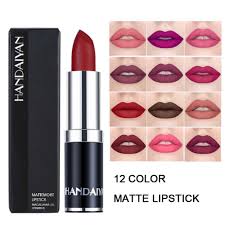 12 color matte lipstick cosmetics