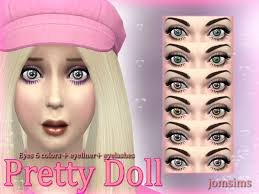 the sims resource pretty doll eyes