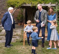 Prince louis is likely celebrating his birthday with parents prince william, catherine, duchess of cambridge, and royal siblings prince george and princess charlotte at anmer hall, where the. See Photos Of Prince George Princess Charlotte And Prince Louis With David Attenborough