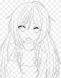 When drawing chibi faces you can avoid drawing the nose all together. Anime Girl Base Png Images Pngwing