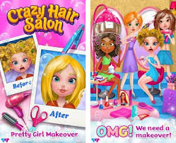 crazy hair salon makeover apk