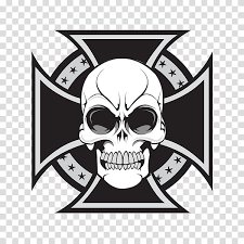 human skull symbolism iron cross sm